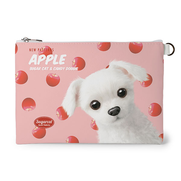 Dongdong’s Apple New Patterns Leather Flat Pouch