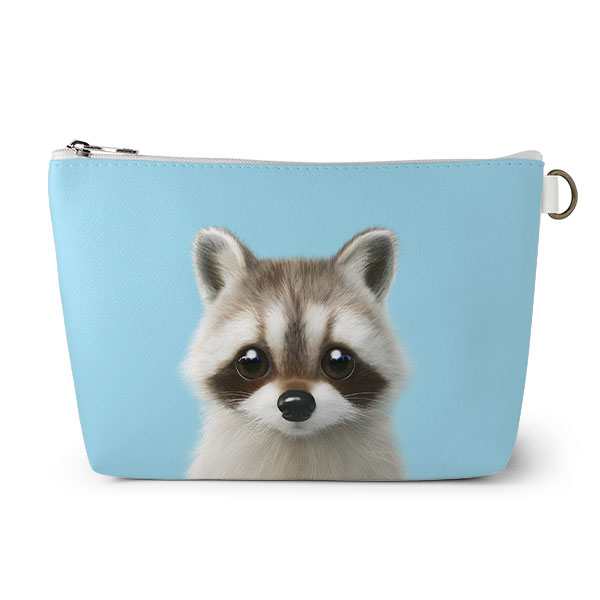 Nugulman the Raccoon Leather Triangle Pouch