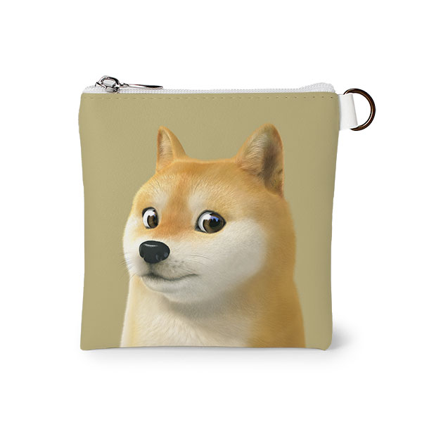 Doge the Shiba Inu (GOLD ver.) Mini Flat Pouch