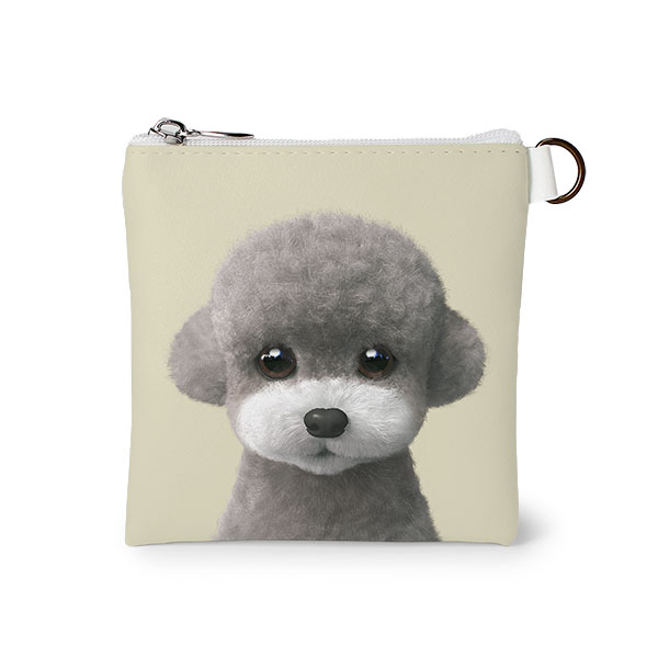 Earlgray the Poodle Mini Flat Pouch