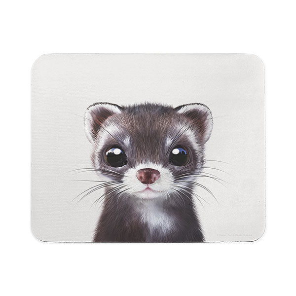 Jusky the Ferret Mouse Pad