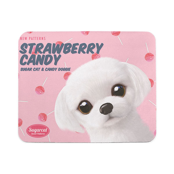 Doori’s Strawberry Candy New Patterns Mouse Pad