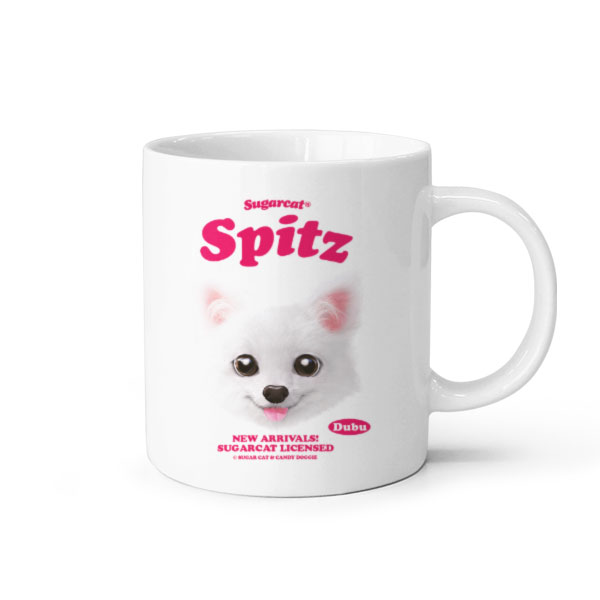Dubu the Spitz TypeFace Mug