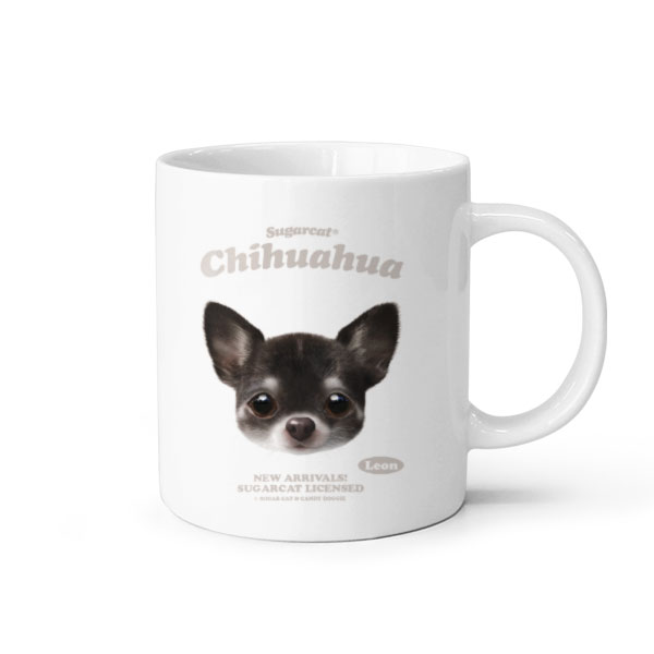 Leon the Chihuahua TypeFace Mug
