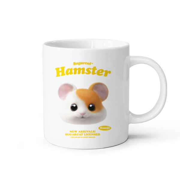 Hamjji the Hamster TypeFace Mug