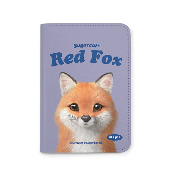 Maple the Red Fox Type Passport Case
