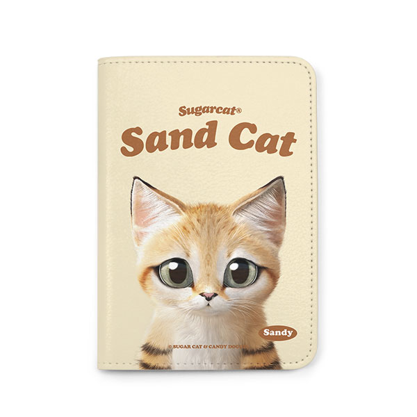 Sandy the Sand cat Type Passport Case