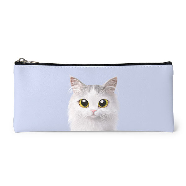 Rangi the Norwegian forest Leather Pencilcase