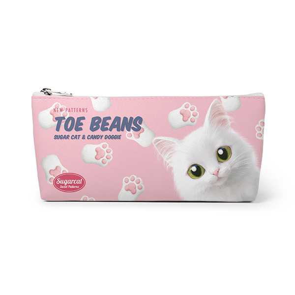 Ria’s Toe Beans New Patterns Leather Triangle Pencilcase