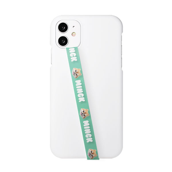 Mingk the Pomeranian Face TPU Phone Strap