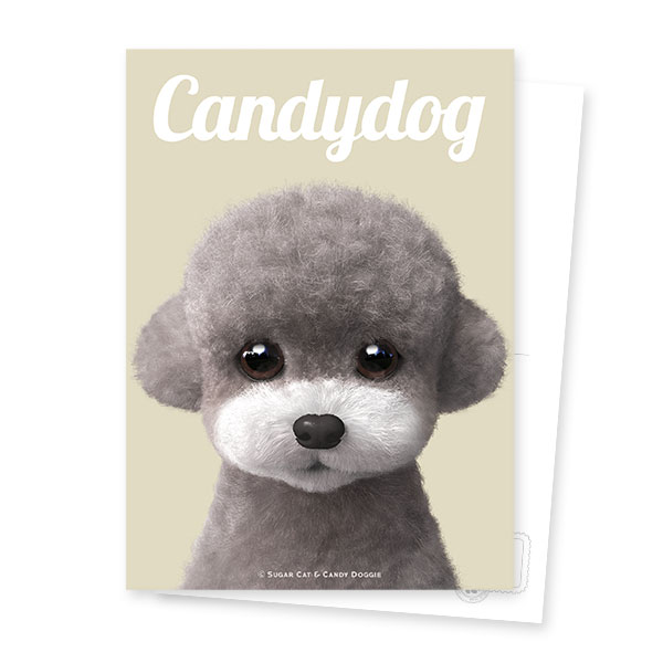 Earlgray the Poodle Magazine Postcard