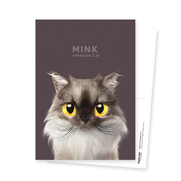 Mink Postcard