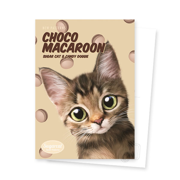 Goodzi’s Choco Macaroon New Patterns Postcard