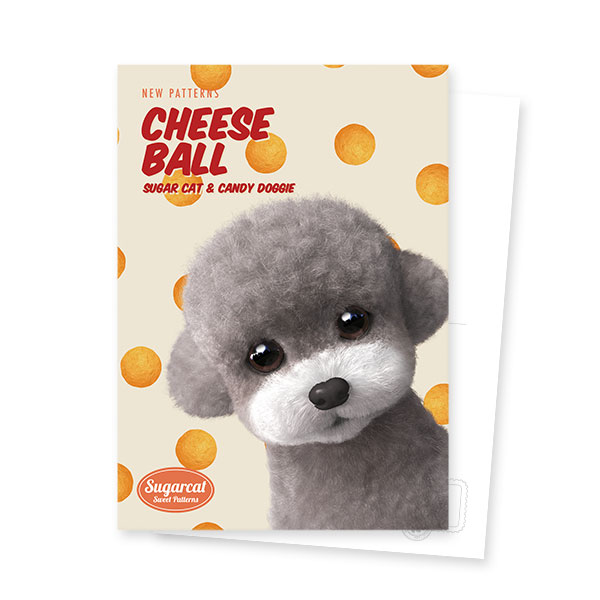 Earlgray the Poodle&#039;s Cheese Ball New Patterns Postcard
