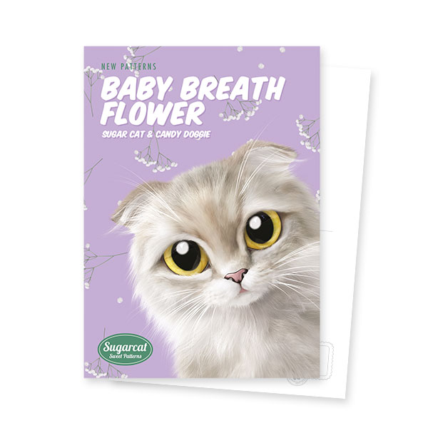 Ruda’s Baby Breath Flower New Patterns Postcard