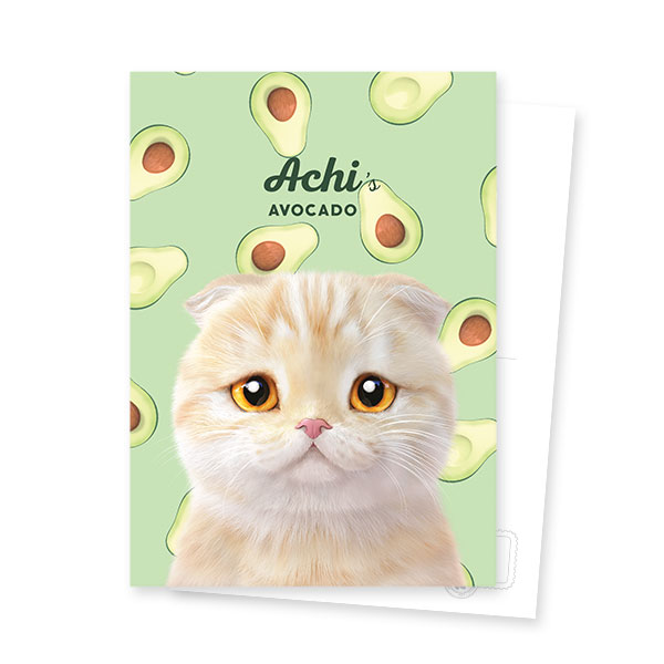 Achi’s Avocado Postcard