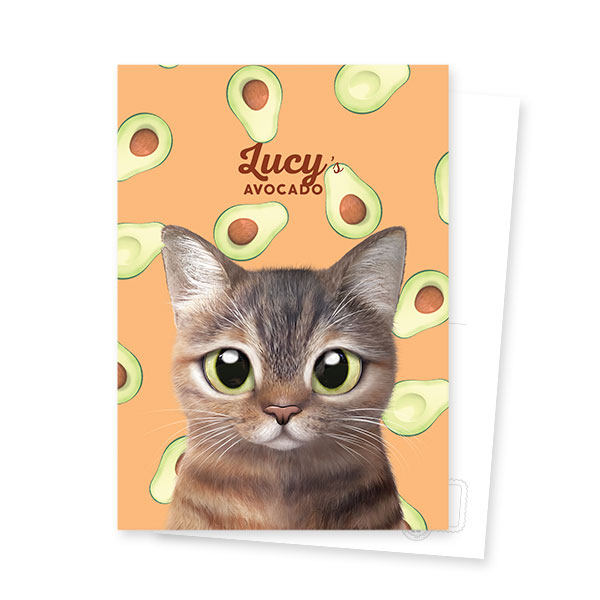 Lucy’s Avocado Postcard