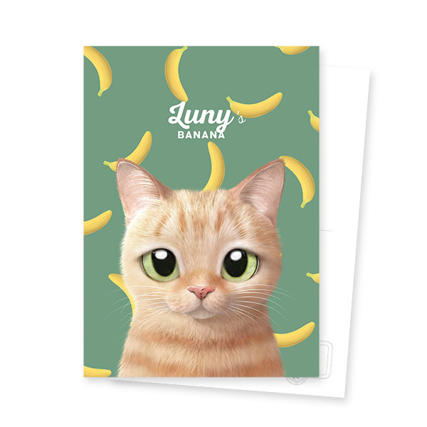 Luny’s Banana Postcard