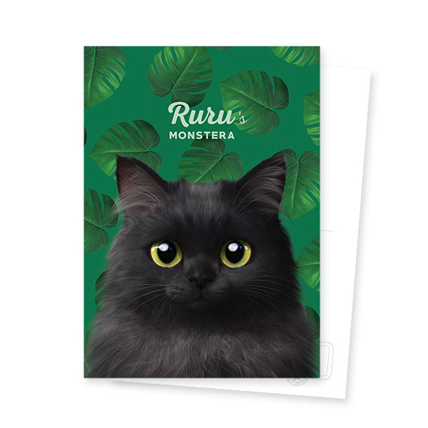 Ruru&#039;s Monstera Postcard