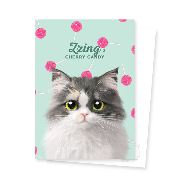 Zzing’s Cherry Candy Postcard