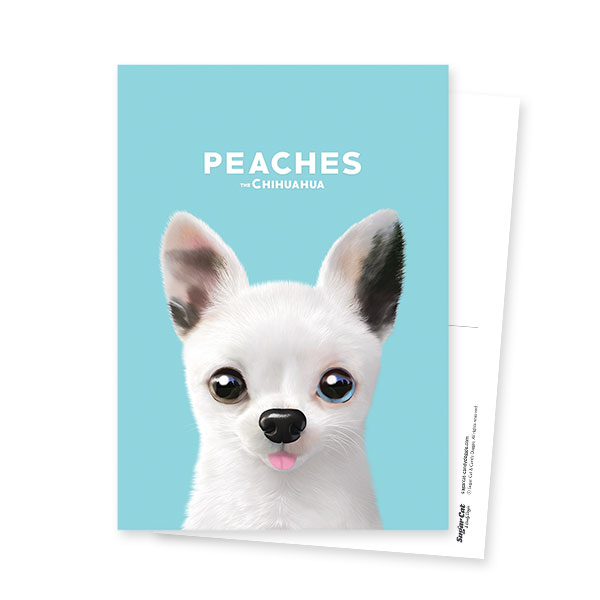 Peaches Postcard