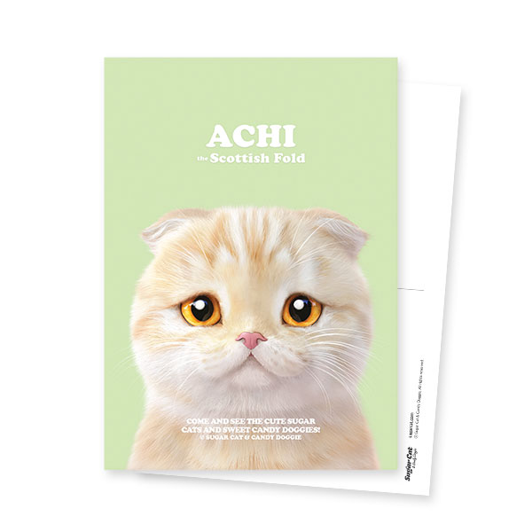 Achi Retro Postcard