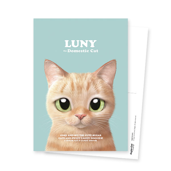 Luny Retro Postcard