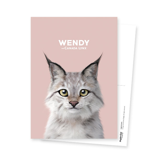 Wendy the Canada Lynx Postcard