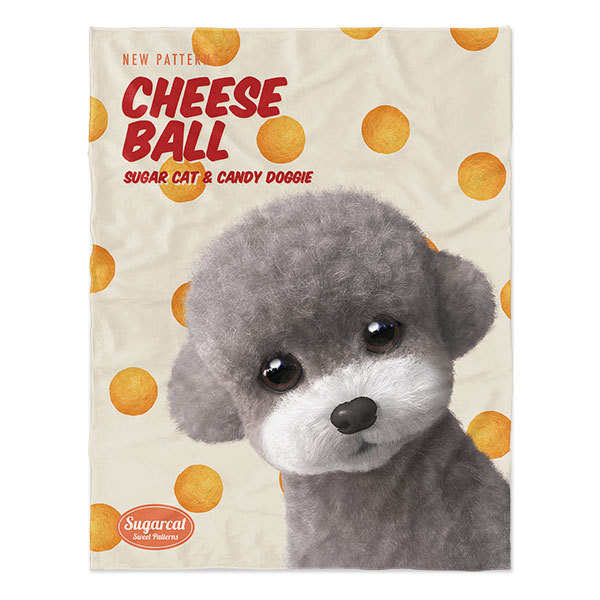 Earlgray the Poodle&#039;s Cheese Ball New Patterns Soft Blanket