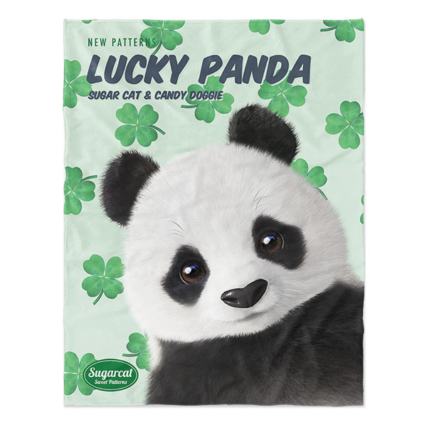 Panda’s Lucky Clover New Patterns Soft Blanket
