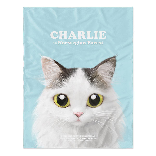 Charlie Retro Soft Blanket