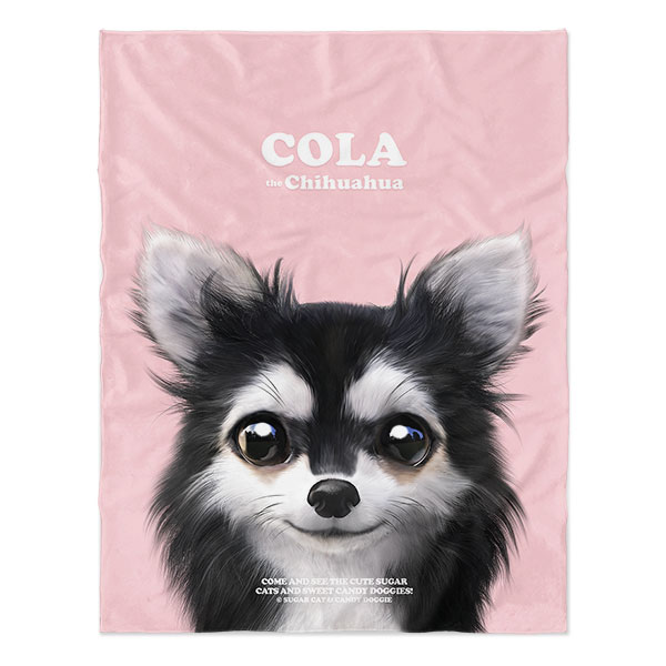 Cola the Chihuahua Retro Soft Blanket