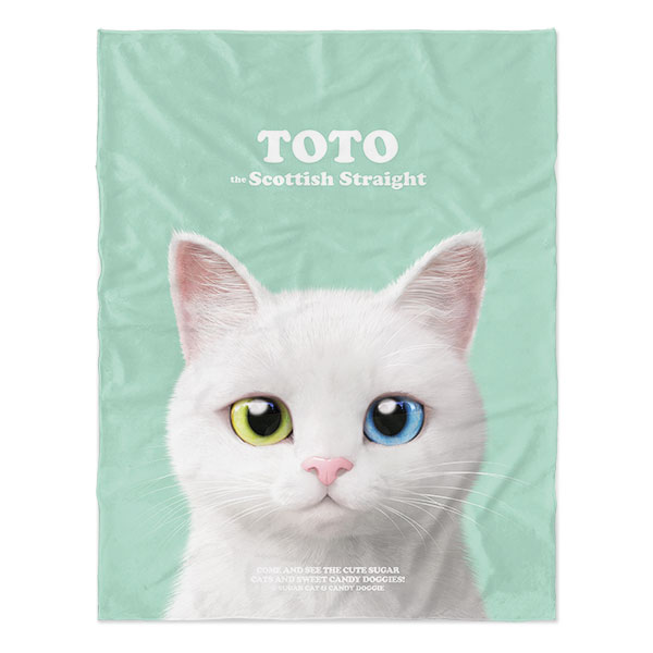 Toto the Scottish Straight Retro Soft Blanket