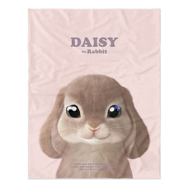 Daisy the Rabbit Retro Soft Blanket