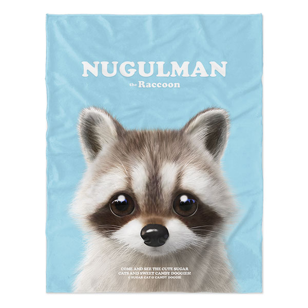 Nugulman the Raccoon Retro Soft Blanket