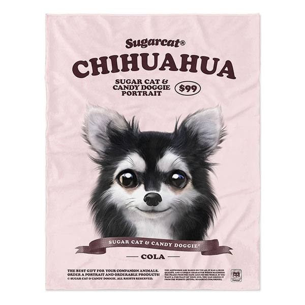 Cola the Chihuahua New Retro Soft Blanket