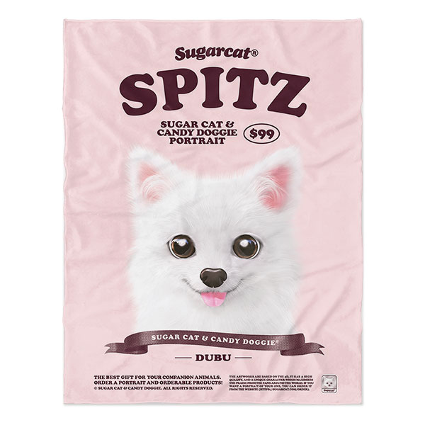 Dubu the Spitz New Retro Soft Blanket