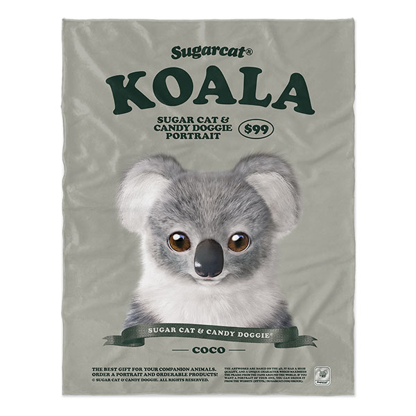 Coco the Koala New Retro Soft Blanket
