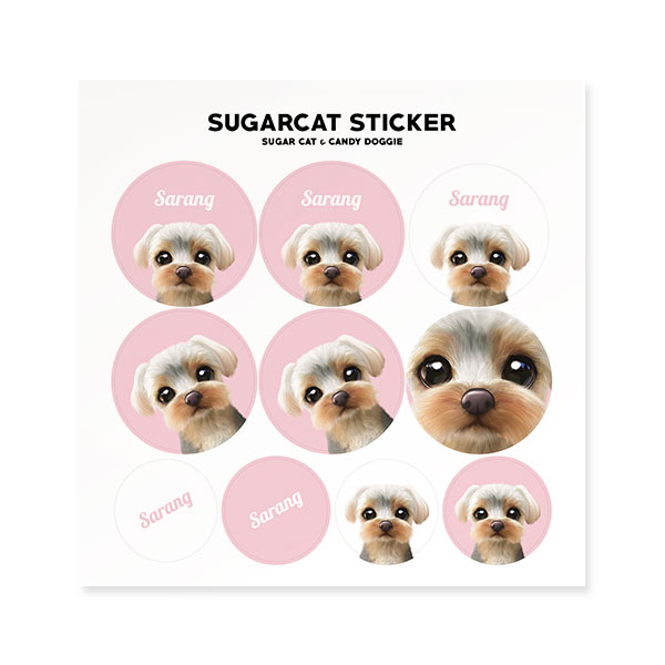 Sarang the Yorkshire Terrier Sticker