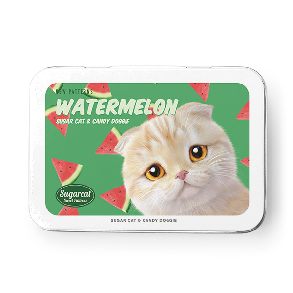 Achi’s Watermelon New Patterns Tin Case MINI
