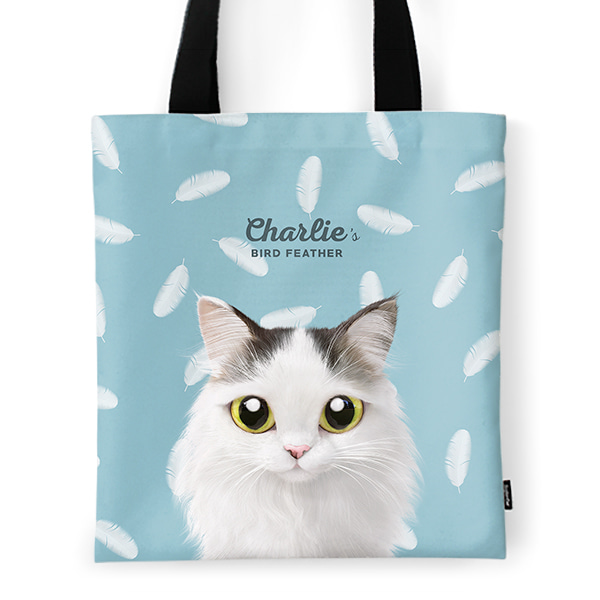 Charlie’s Bird Feather Tote Bag