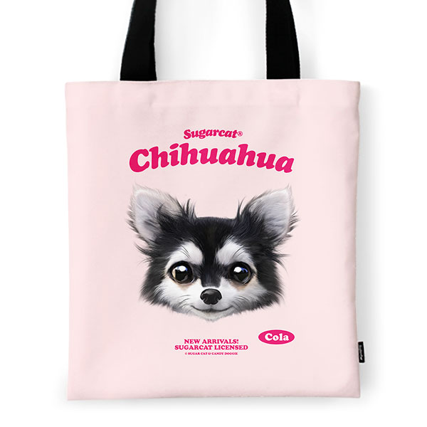 Cola the Chihuahua TypeFace Tote Bag