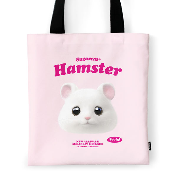 Seolgi the Hamster TypeFace Tote Bag