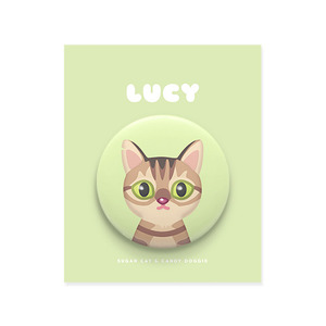 Lucy Character Pin Button