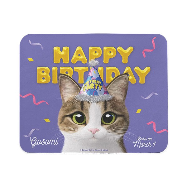 Custom Birthday Party Mouse Pad