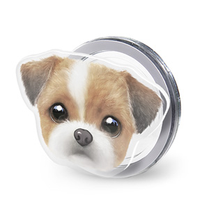 Peace the Shih Tzu Face Acrylic Magnet Tok (for MagSafe)