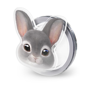 Chelsey the Rabbit Face Acrylic Magnet Tok (for MagSafe)
