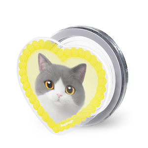 Max the British Shorthair MyHeart Acrylic Magnet Tok (for MagSafe)