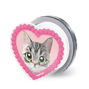 Momo the American shorthair cat MyHeart Acrylic Magnet Tok (for MagSafe)