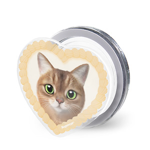Nene the Abyssinian MyHeart Acrylic Magnet Tok (for MagSafe)